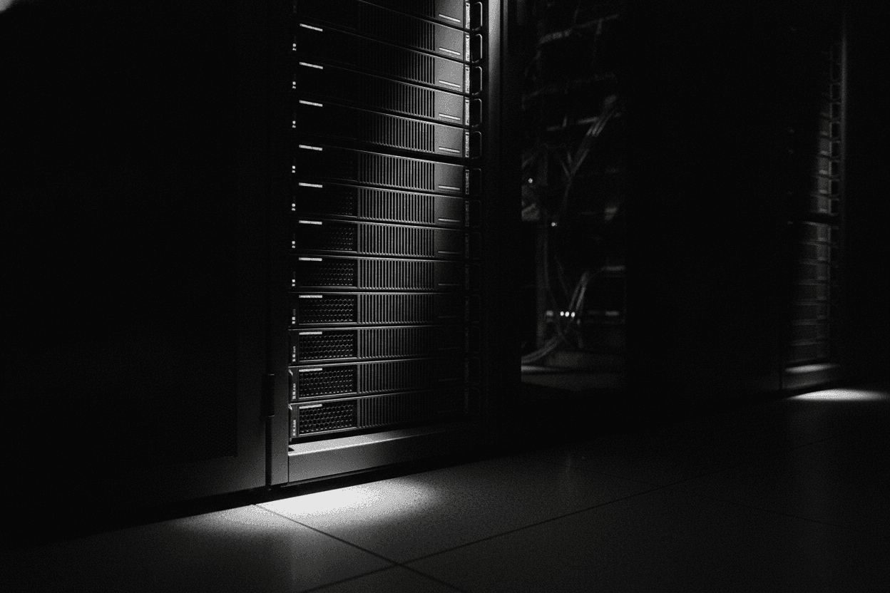 Cinematic monochrome cover for: Auto-Research Systems Find 100x More Experiments, Not 100x More Insight
